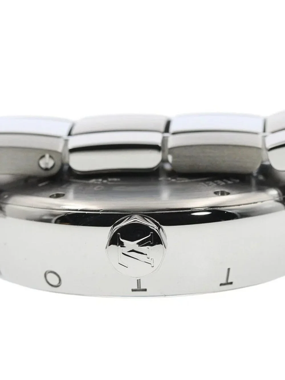 LOUIS VUITTON Tambour Q1131 GMT date Brown Dial Automatic Men's Watch_962354